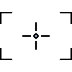 Unique Focus Vector Icon