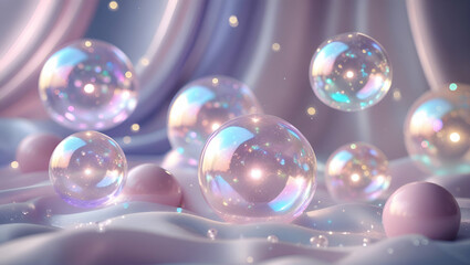 abstract background with bubbles