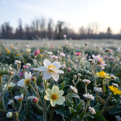 Fototapeta premium flowers in the garden