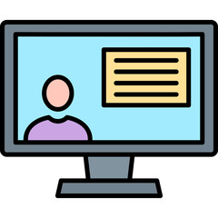 Distance Education Icon