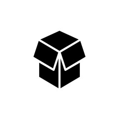 Box icon vector illustration. box sign and symbol, parcel, package