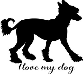 dog silhouette, dog, dog breeds, logo, vector, silhouette, i love my dog, animal, illustration, icon, sign, design, black, symbol, pet, love
