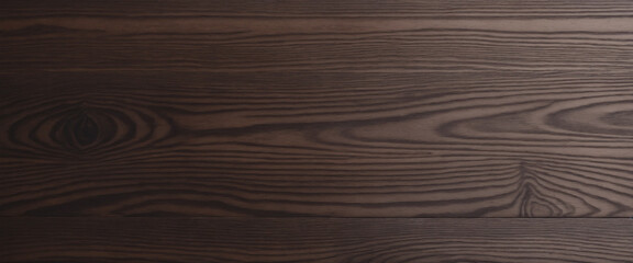 Dark brown wood with a rich grain texture, creating a sophisticated pattern.