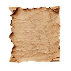 Fototapeta premium Ripped torn concept. Torn vintage parchment paper background for design and typography projects.