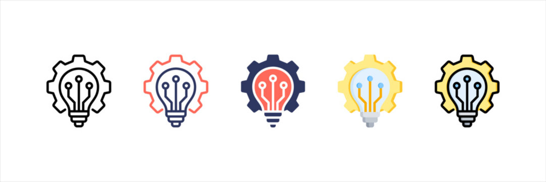 Innovation Multistyle Icon Set