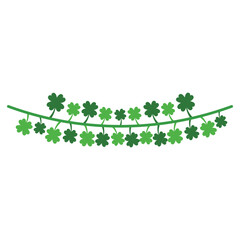 St. Patrick's Day Shamrock Garland