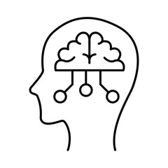 Data Analysis Line Icon. Database Big data Analytics Server Infographic Pictograms Security Digitalization Processing Editable Stroke Vector Icon