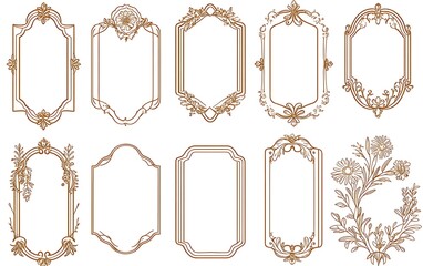 Decorative Vintage Frames Collection