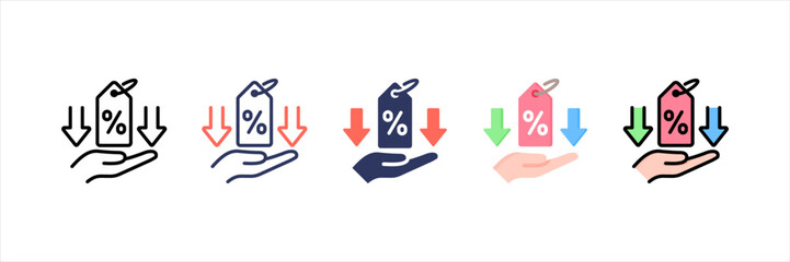 Bargain Multistyle Icon Set