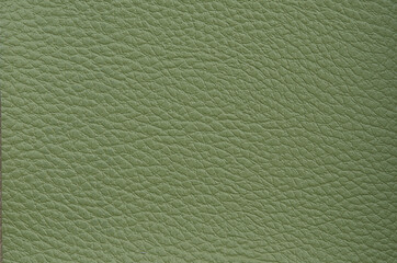 Green leather texture with Shadow closeup background