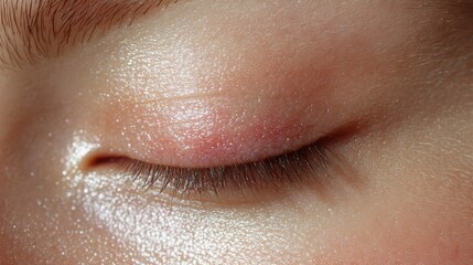 Obraz premium Close-Up of Soft Skin with Subtle Textures and Natural Highlights