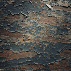 A realistic close-up of chipped paint texture