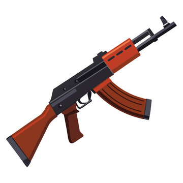 akm gun vector image 
