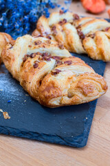 marple and pecan plait pastry