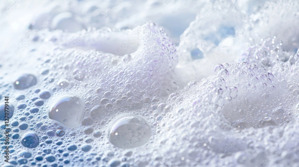 Poster soft bubbles and delicate foam rise gently, creating an inviting and soothing ambiance reminiscent o