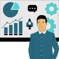 Business Analyst Concept illustration