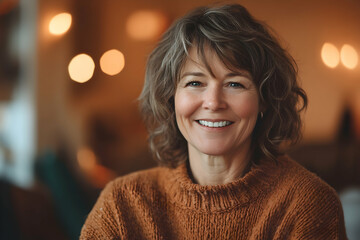 portrait of smiling woman