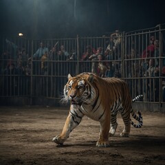 A time traveler meets a saber-toothed tiger—describe the encounter.