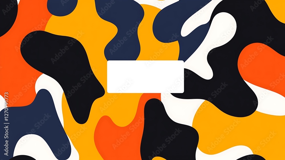 Aufkleber abstract shapes with bright colors, art background for design projects