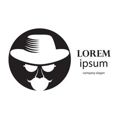 logo design for someone who wears glasses and is smart