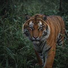How do tigers communicate with each other?
