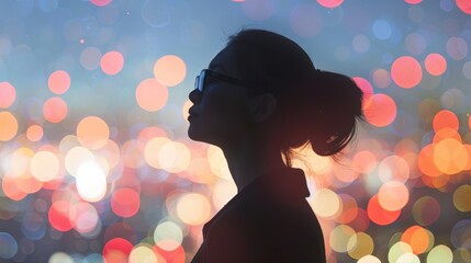 Futuristic workspace where a professional interacts with an advanced holographic interface, managing data and analyzing complex insights through a transparent digital board...