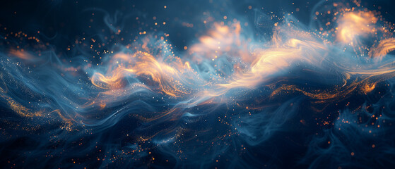Fototapeta premium fire in space