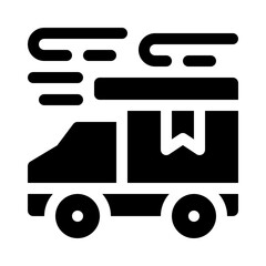 Delivery Truck glyph icon