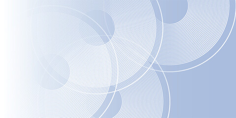 Vector blue modern background with circle elements. Digital technology abstract modern simple