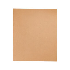 Fototapeta premium Blank beige paper on a transparent background