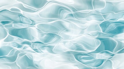 Obraz premium Abstract teal flowing liquid background, website design