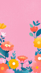 flowers and butterflies