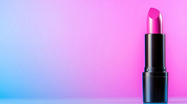 A pink lipstick for a glamorous look