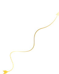 Elegant curvy Arrows on Isolated White