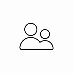 people group team icon vector sign