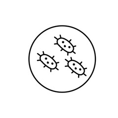 bacteria and viruses icon