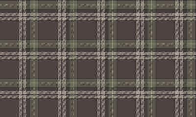 Seamless plaid pattern, brown, cream, green, suitable for designing clothes, skirts, pants, adding fashion and style, vector illustration.