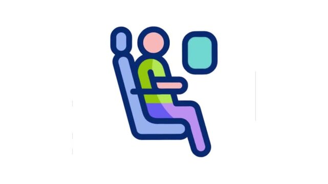 itinerary, 3d, icon, business, symbol, people, sign, illustration, person, vector, concept, button, design, success, logo