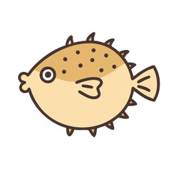 High-Quality Yellow Fish Illustration Vector for Designers"