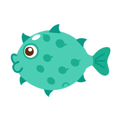 Customizable Fish Icon Vector for Artistic Use"