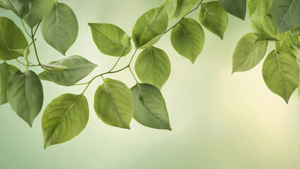 green leaves background