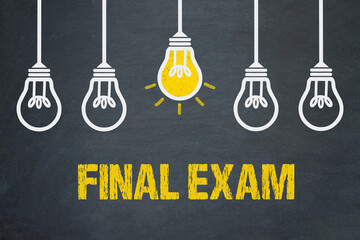 Final exam	
