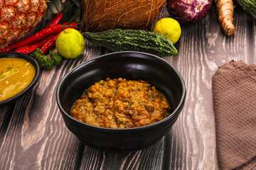Indian cuisine - Dal Tadka lentil