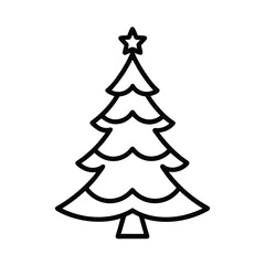 set of christmas trees