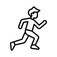 running man silhouette