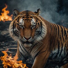 A cursed warrior must find the legendary tiger spirit to break their spell.