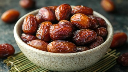 Obraz premium Golden Delights: The Honey-Glazed Almond Extravaganza
