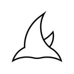 Fototapeta premium silhouette of a sailing boat