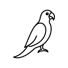 Obraz premium vector illustration of a dove