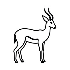 Obraz premium silhouette of a deer